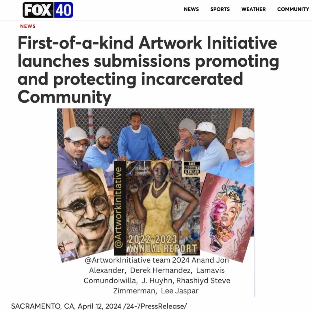 First-of-a-kind Artwork Initiative launches submissions promoting and protecting incarcerated Community.